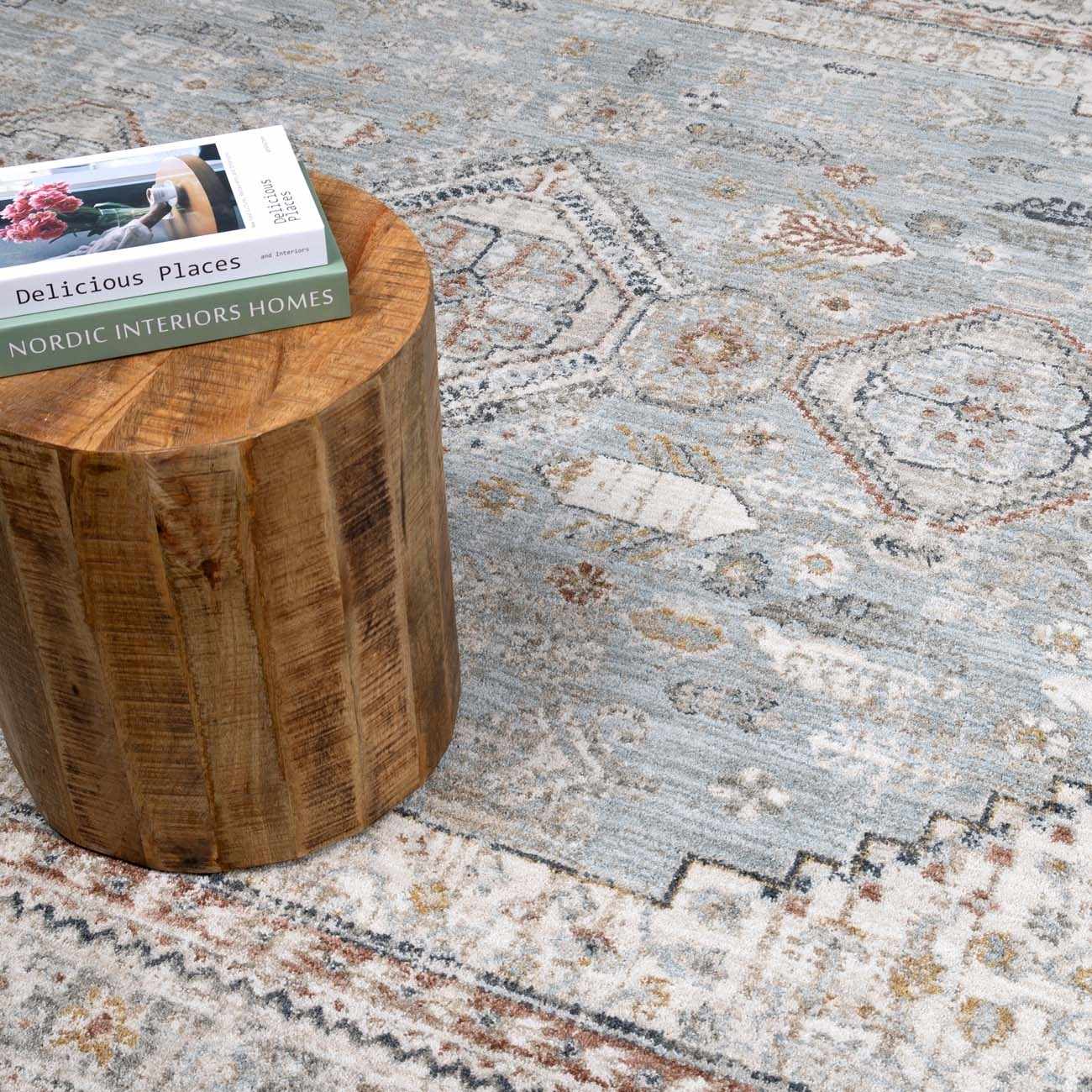 Kouta Gray Blue Area Rug-3