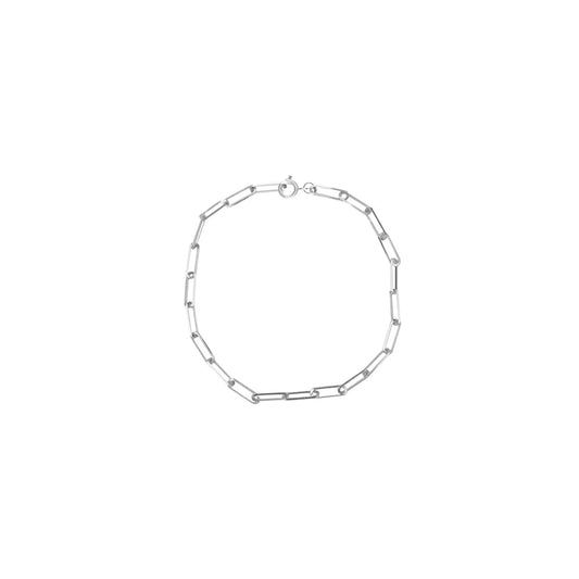 Elle Paperclip Sterling Silver or Gold Plated Bracelet | Anklet