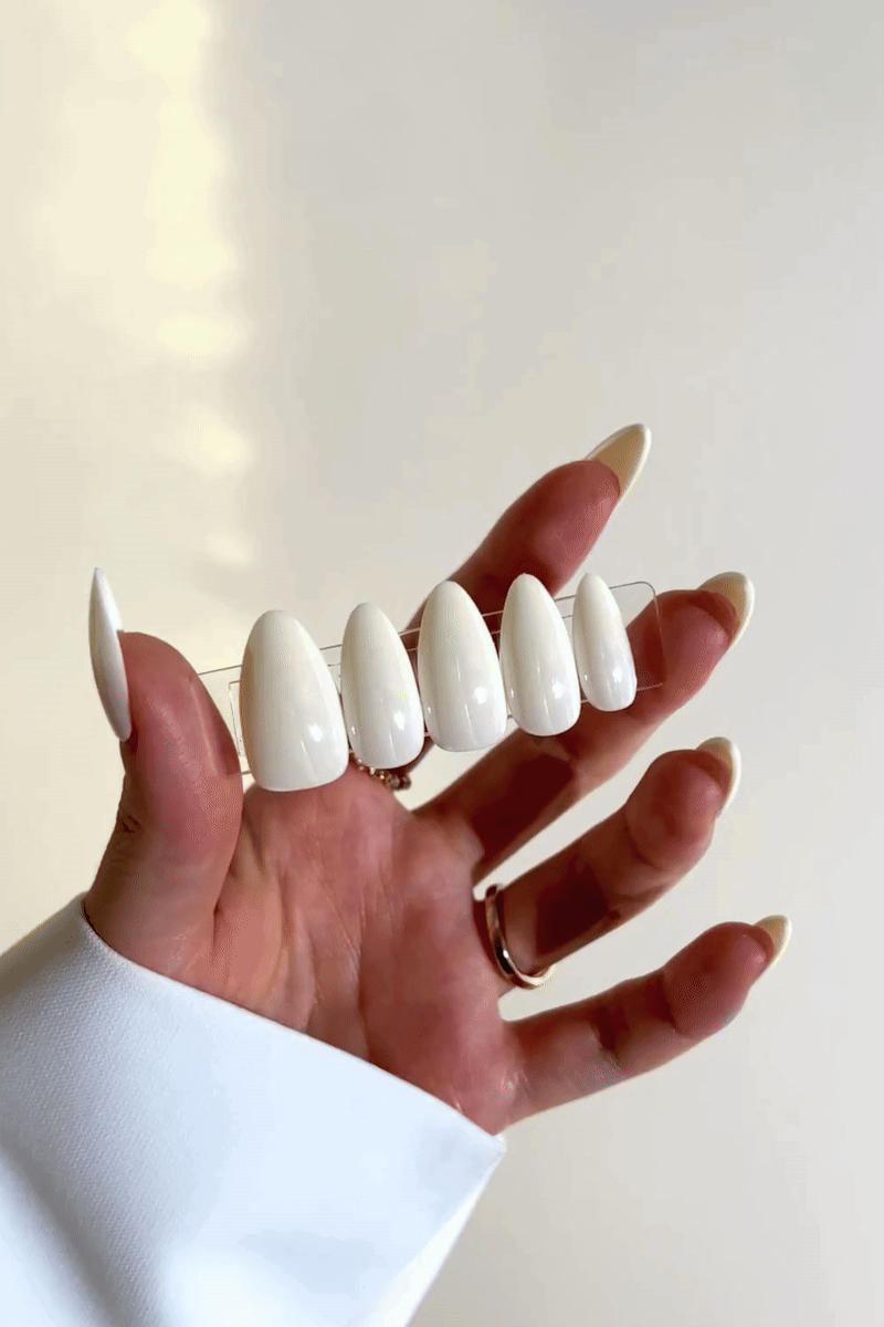 Milk Sugar Pop | Soft & Durable Press-On Nails-3