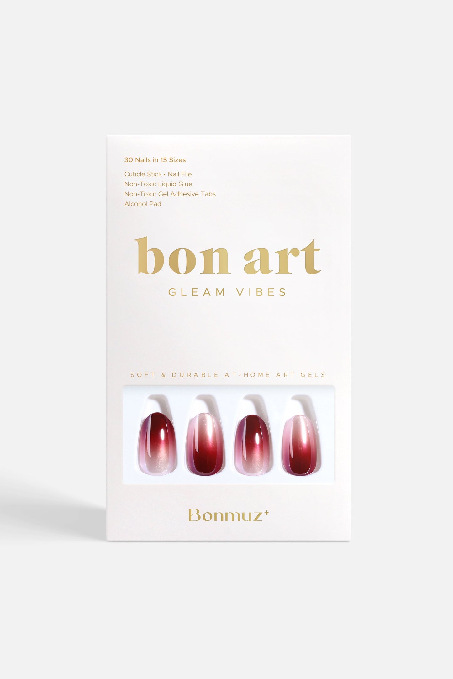 Wine Frost | Soft & Durable Press-On Nails-0