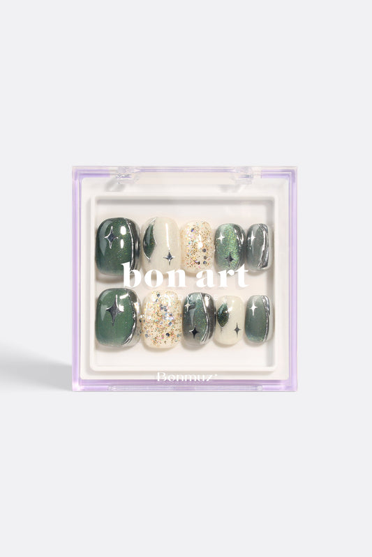 Woodland Glitter Gala | Pro Handmade Gel Nails-0