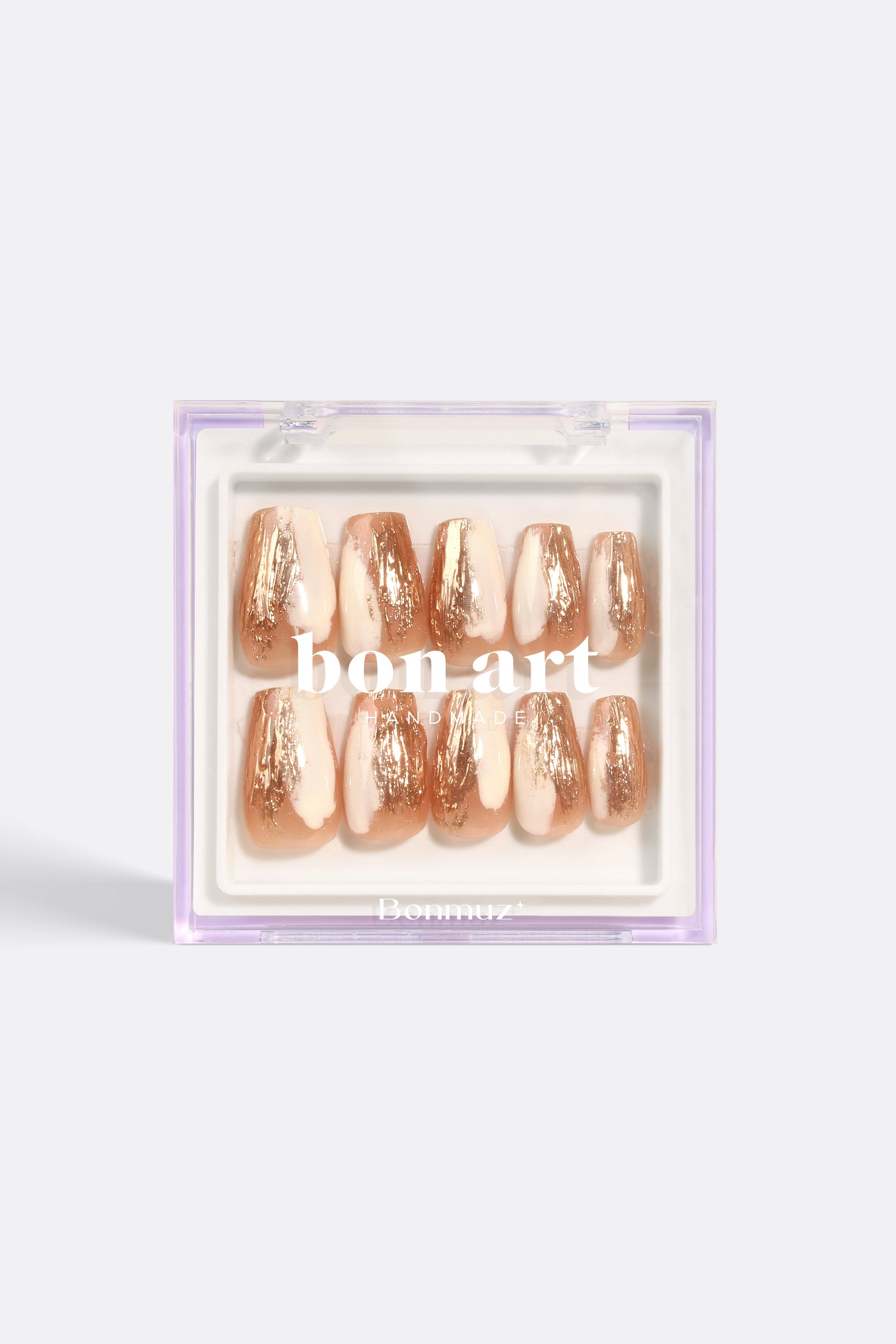 Gilded Crème | Pro Handmade Gel Nails-0