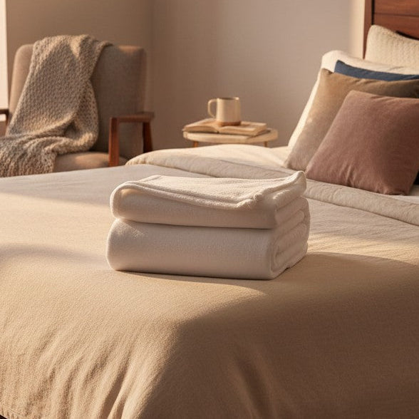 BHM Collection Light Weight Fleece Blankets-2