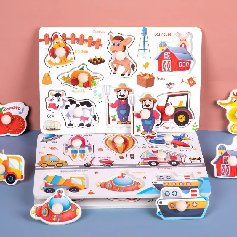 Wooden 3D Animal Puzzle