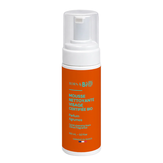 Mousse Nettoyante Visage Agrumes - Certifiée Bio-0