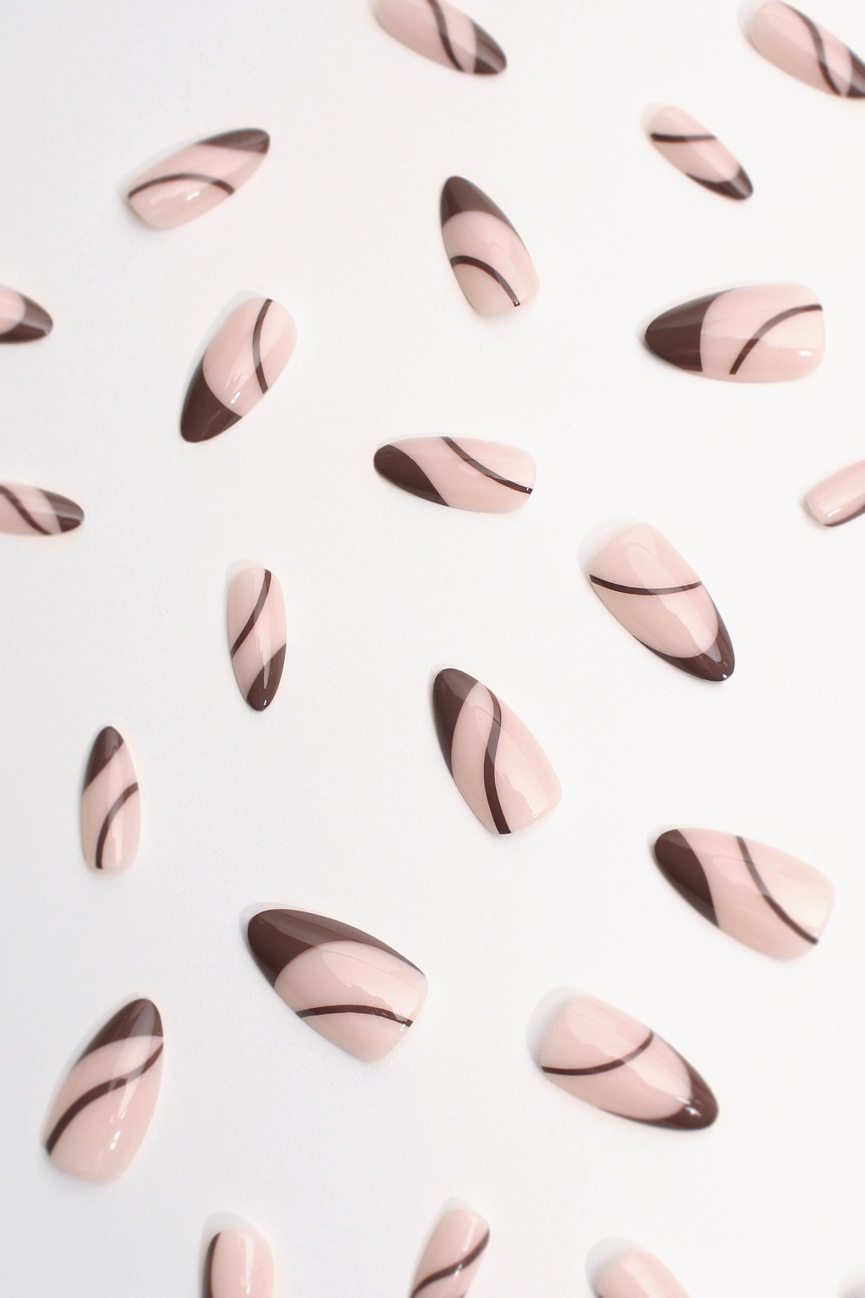 Brewed Serenade | Soft & Durable Press-On Nails-4