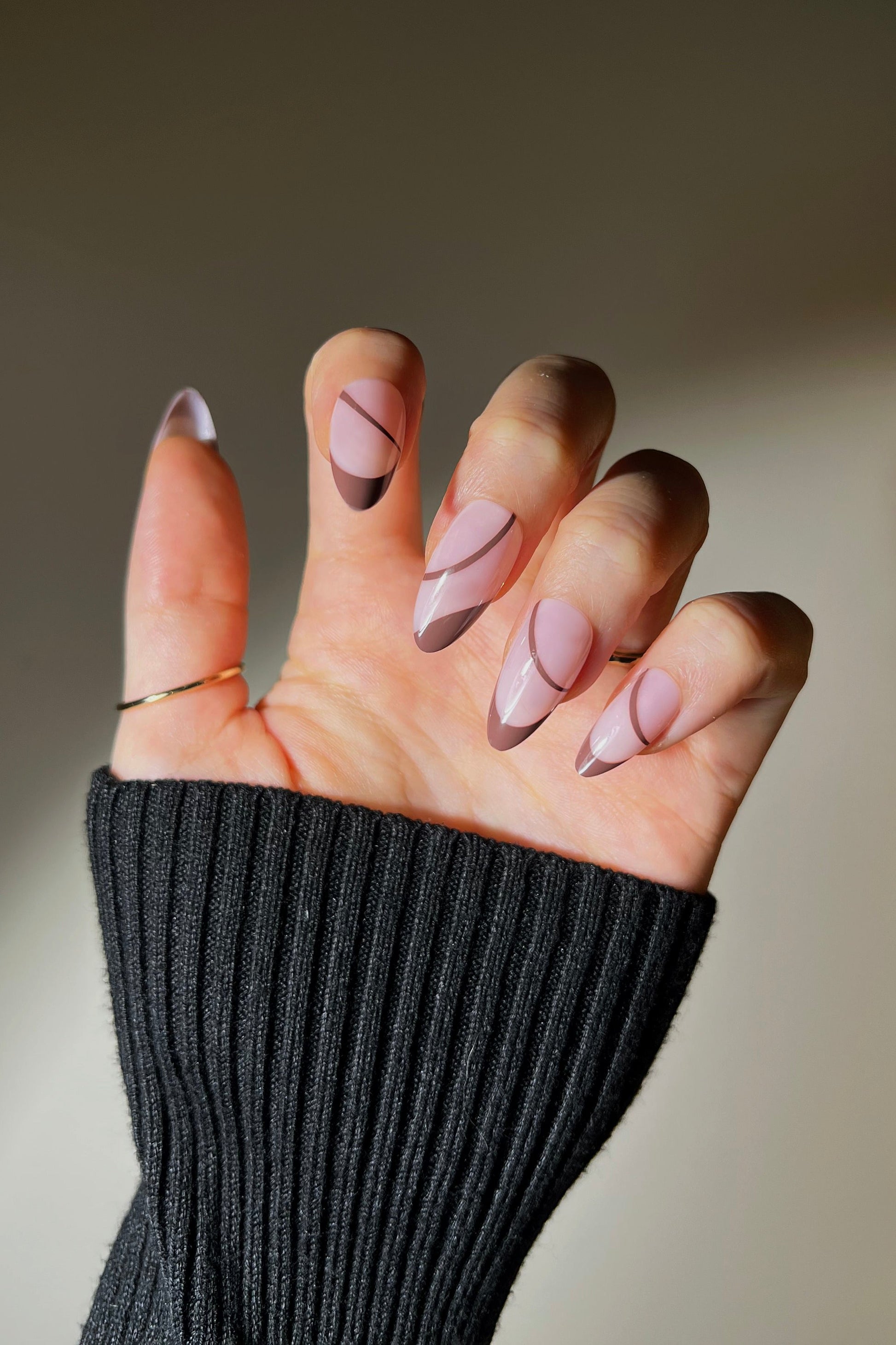 Brewed Serenade | Soft & Durable Press-On Nails-3