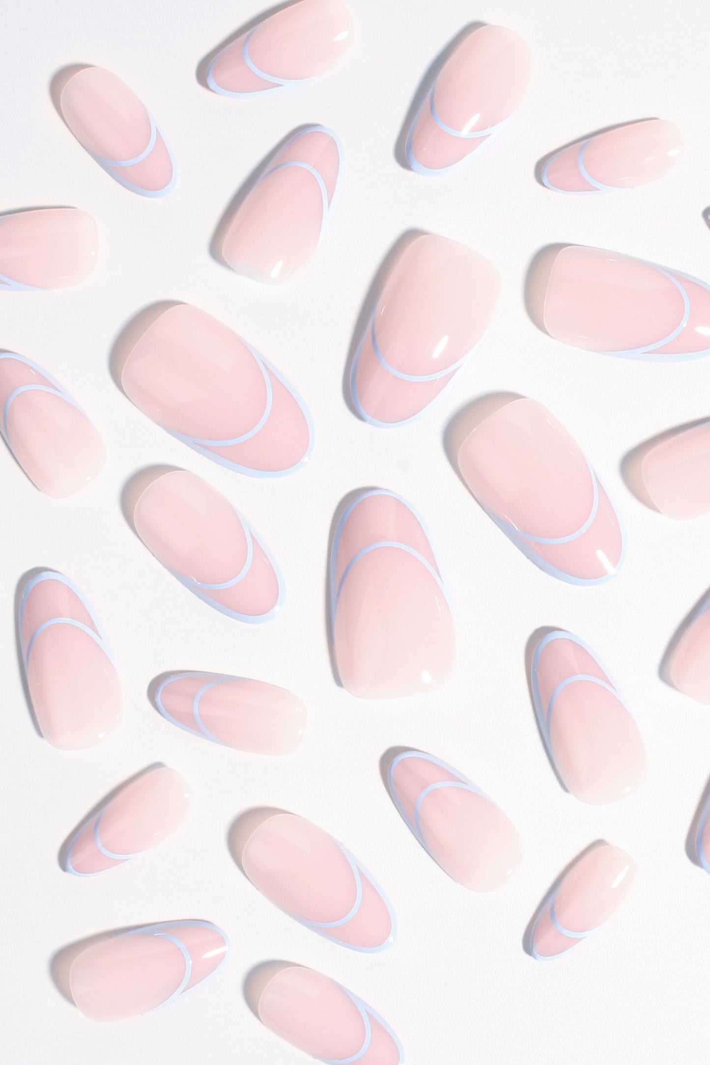 Cornflower Crescent | Soft & Durable Press-On Nails-2