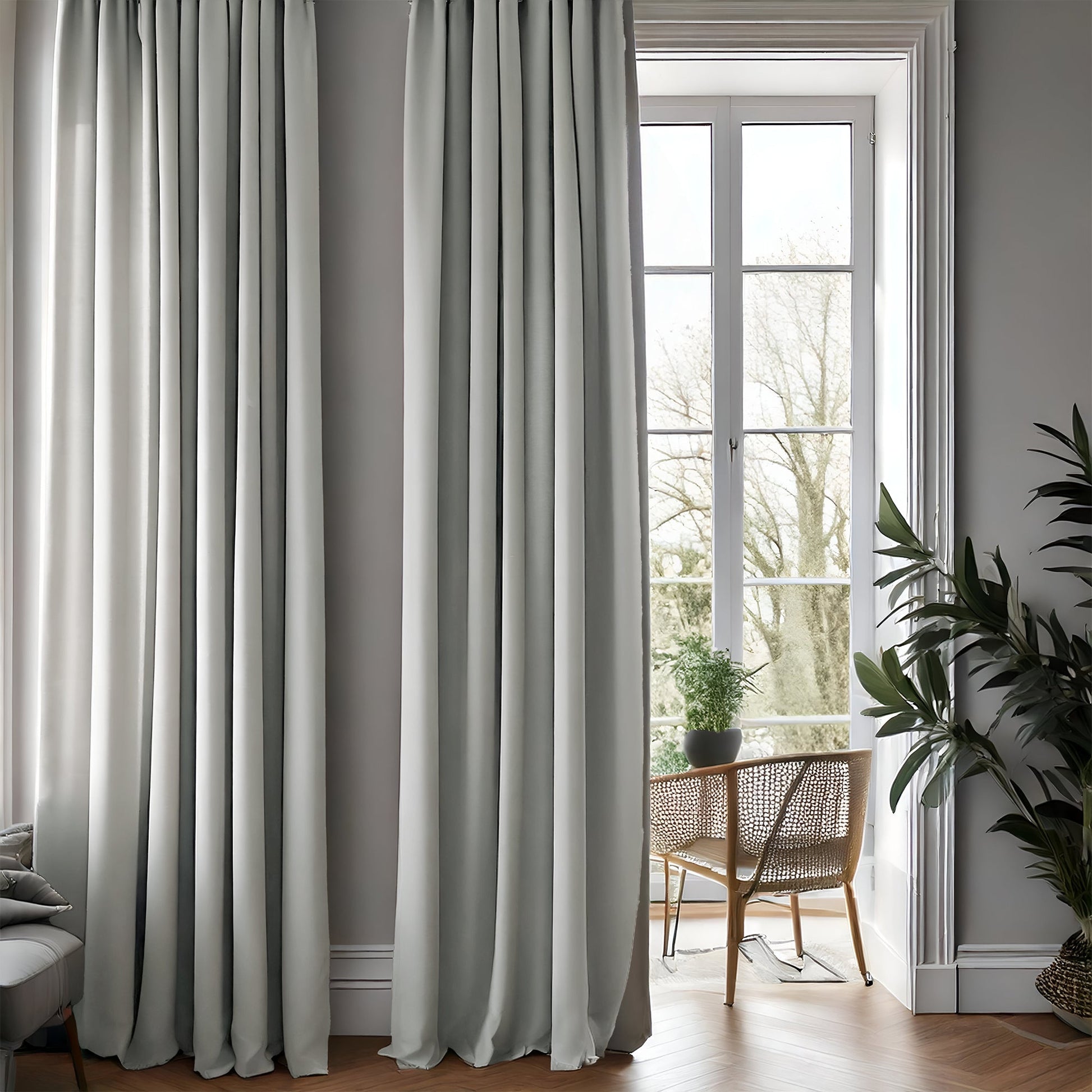 Blackout Gray Curtain-3