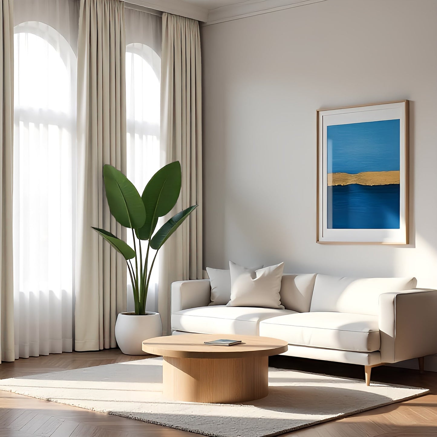 Blackout Beige Curtain-3