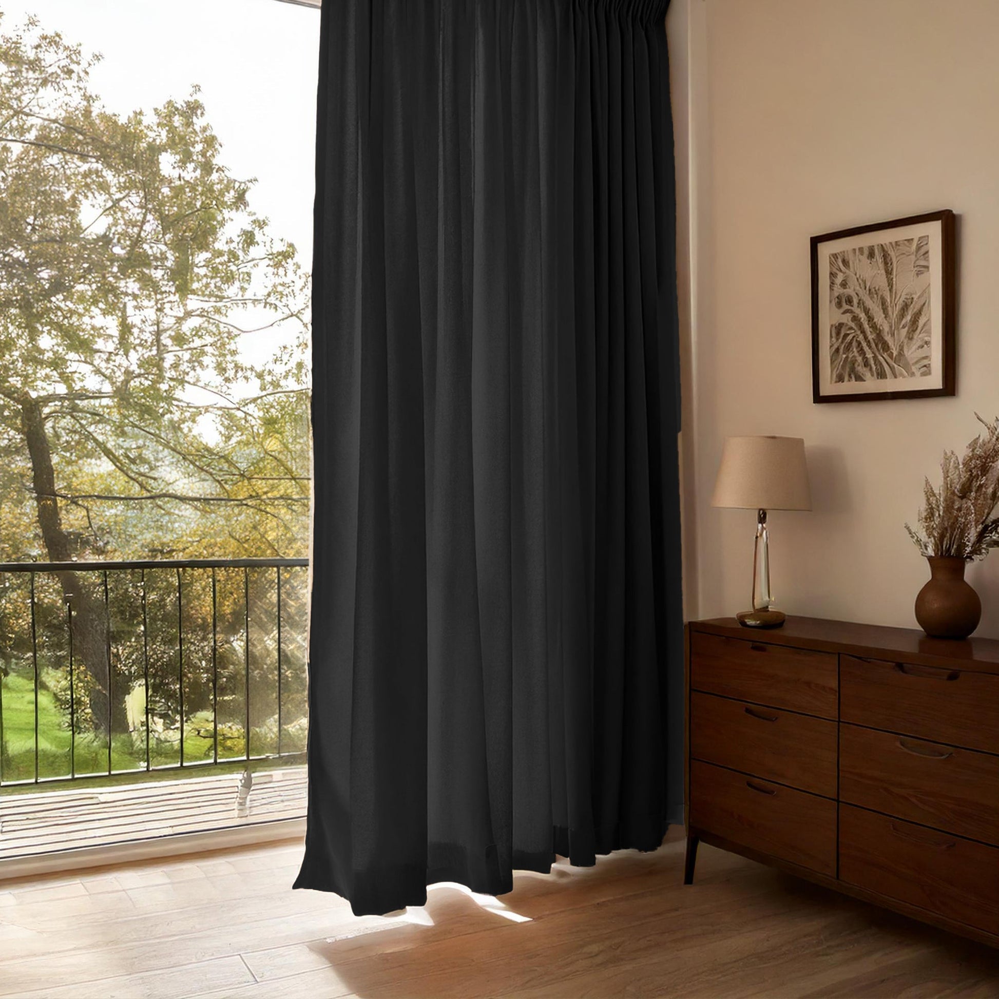 Blackout Black Curtain-1