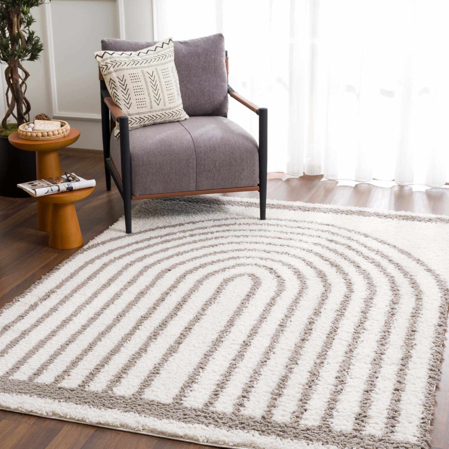 Jola Taupe Area Rug-2