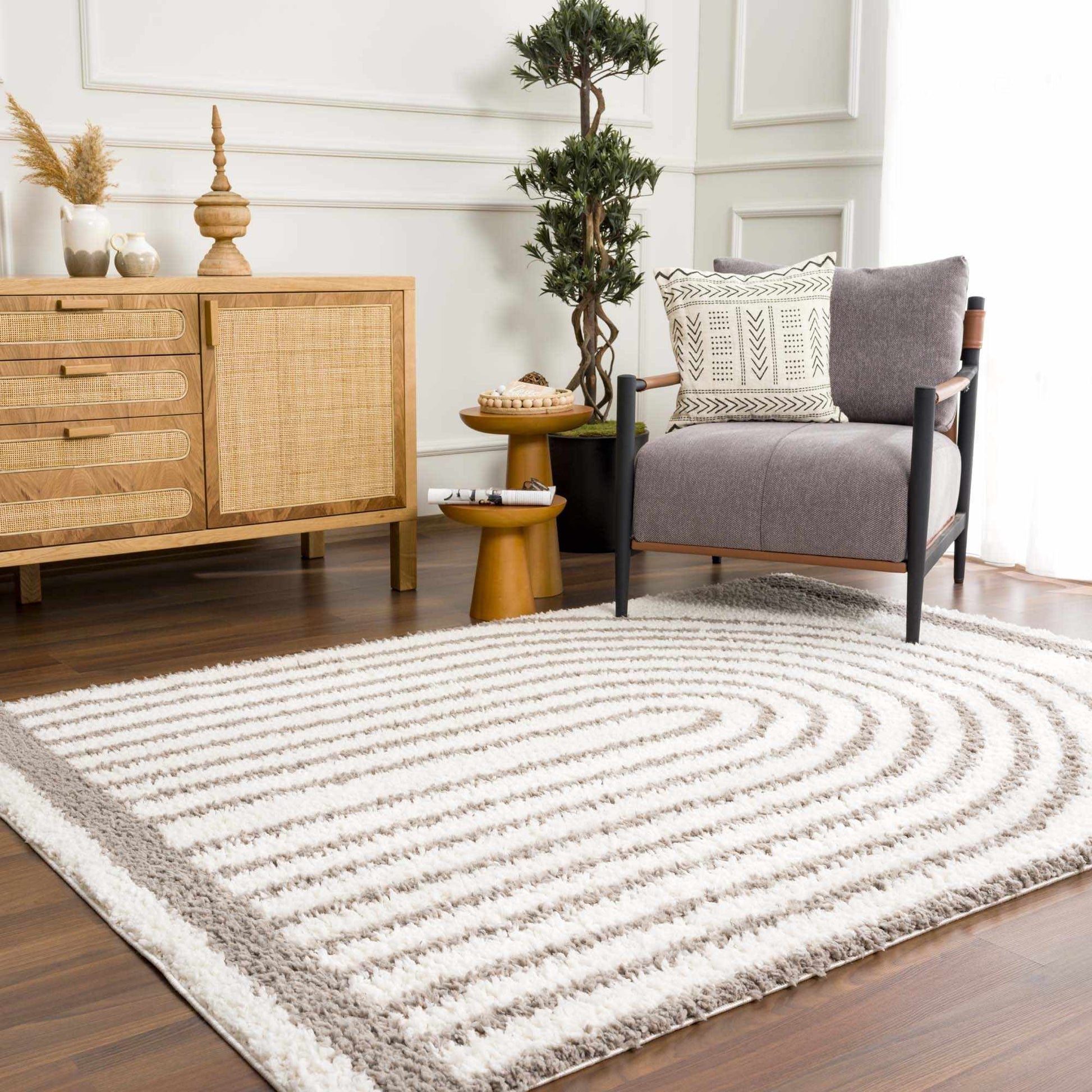 Jola Taupe Area Rug-3