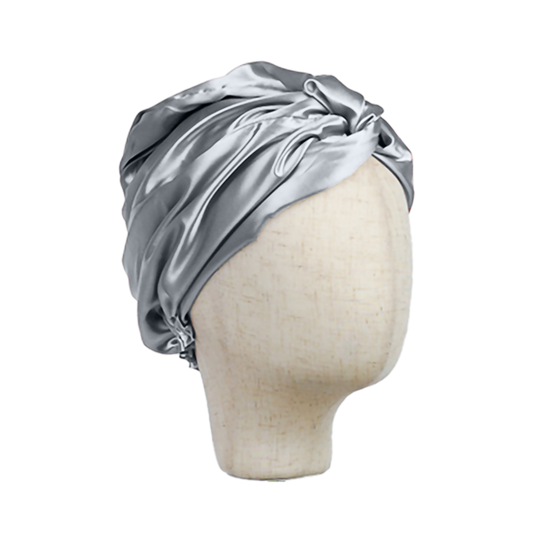 Double Sided Silk Bonnet with Adjustable Band-6