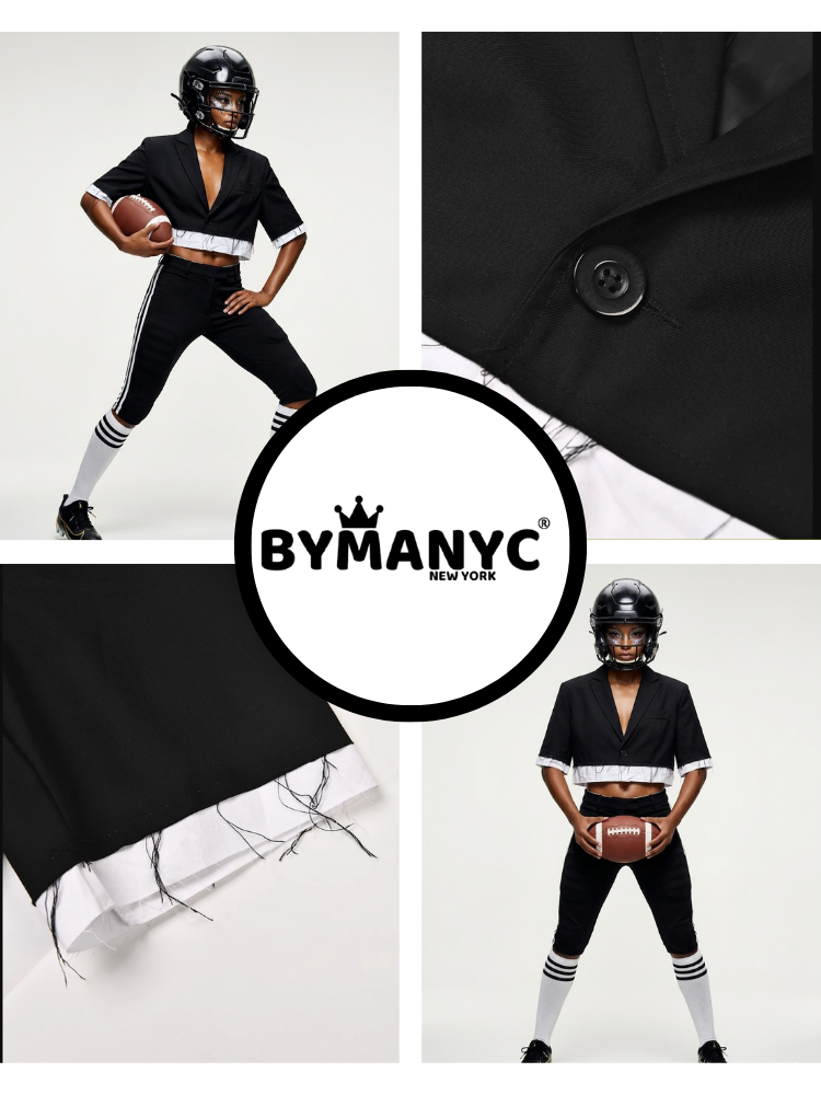 BOWERY Deconstructed Cropped Blazer | BYMANYC ® New York Style-2