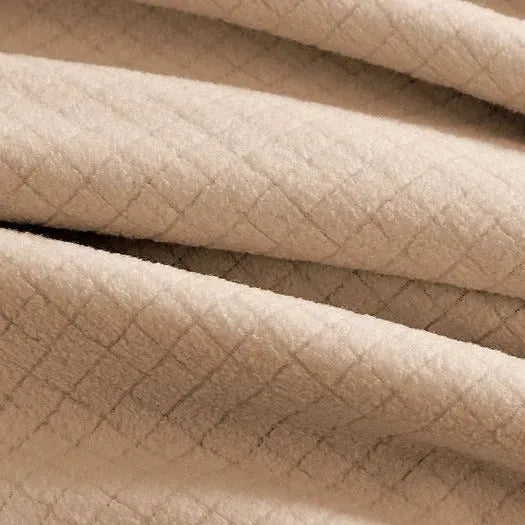 BPS Collection Grid Pattern Fleece Blankets-7