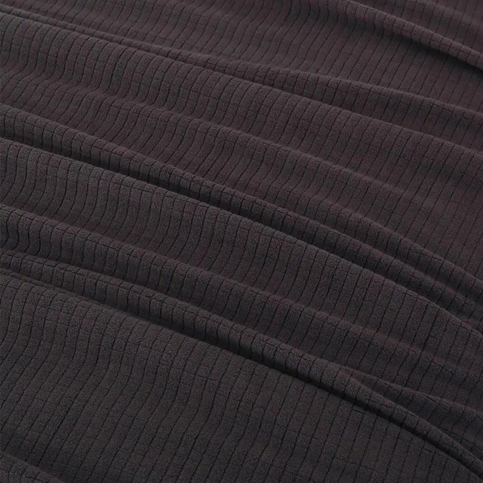BPS Collection Grid Pattern Fleece Blankets-10