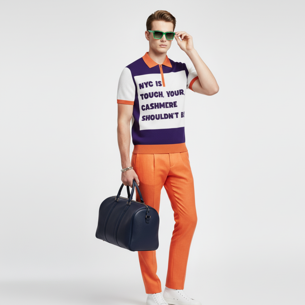 BROOKLYN Cashmere Polo BYMANYC ® New York-1