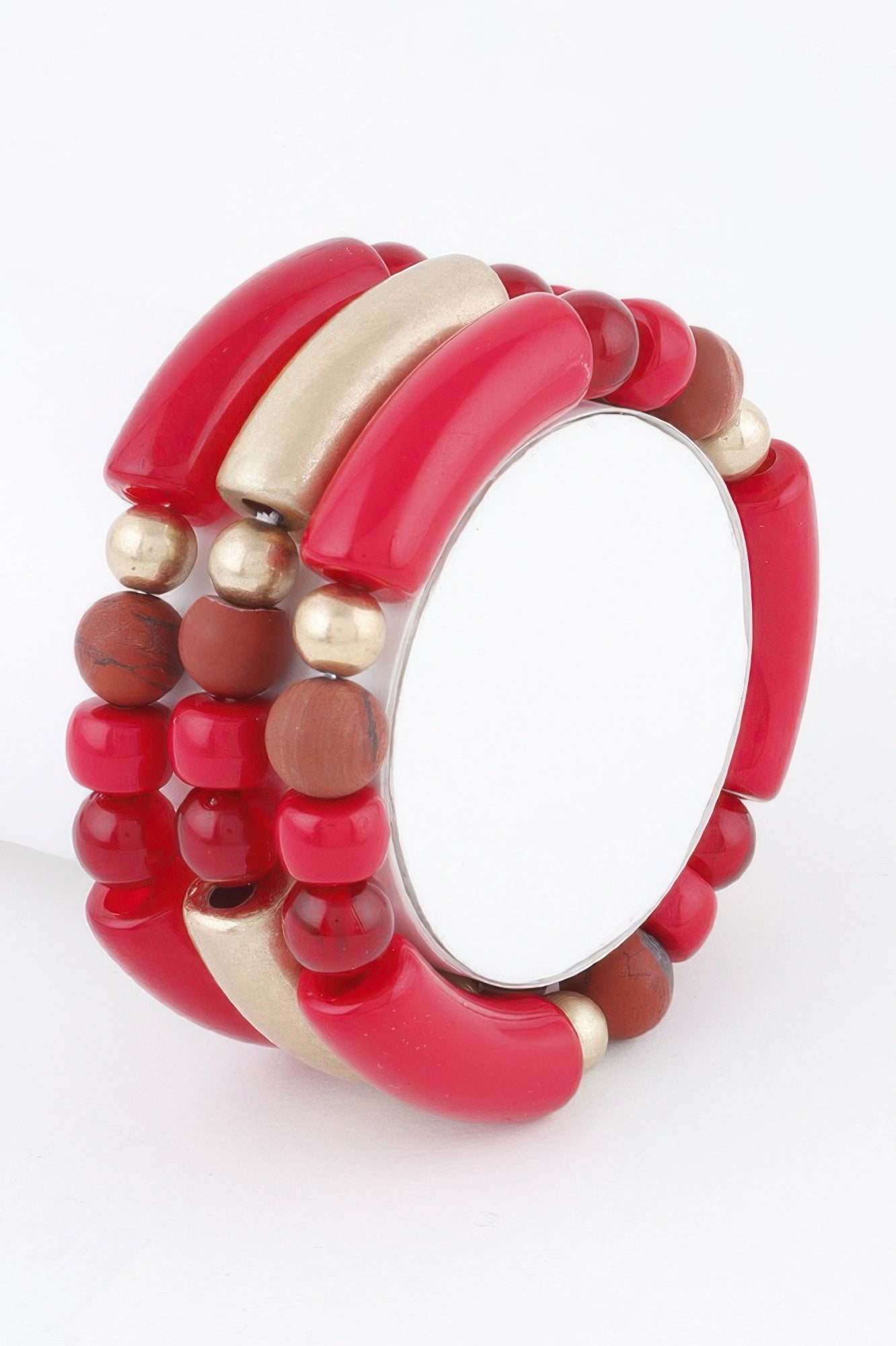 BROOKLYN Two-Toned Bead Bracelet - New Collection Los Angeles - BYMANYC ® New York-1