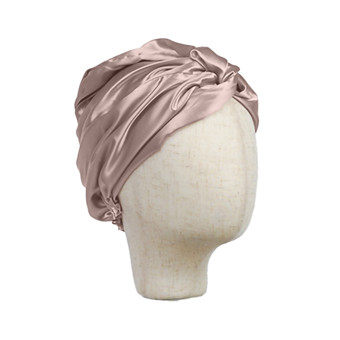 Double Sided Silk Bonnet with Adjustable Band-7