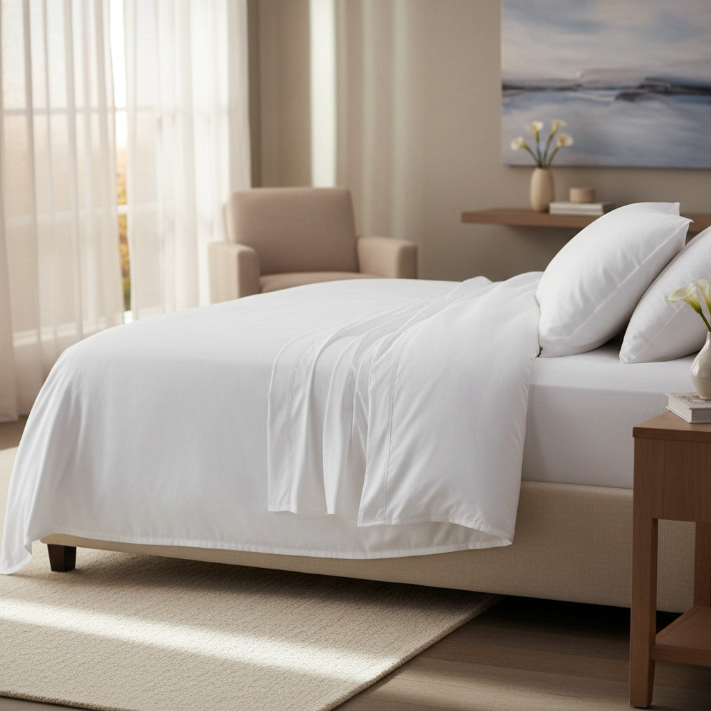 BS Collection Brushed Microfiber Twill Weave Sheets-2