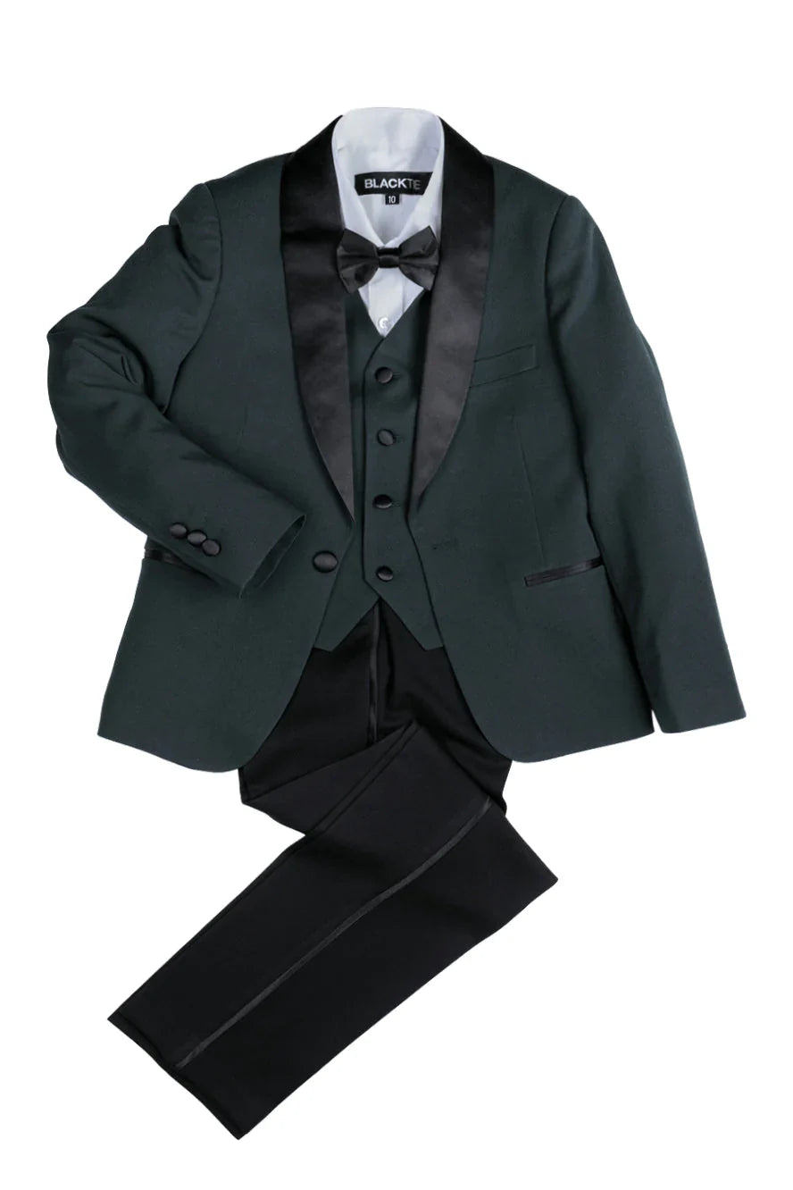 "London" Kids Tuxedo (5-Piece Set)-6