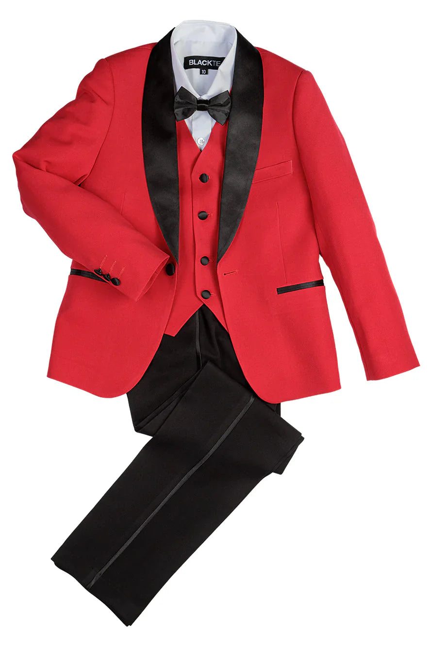 "London" Kids Tuxedo (5-Piece Set)-10