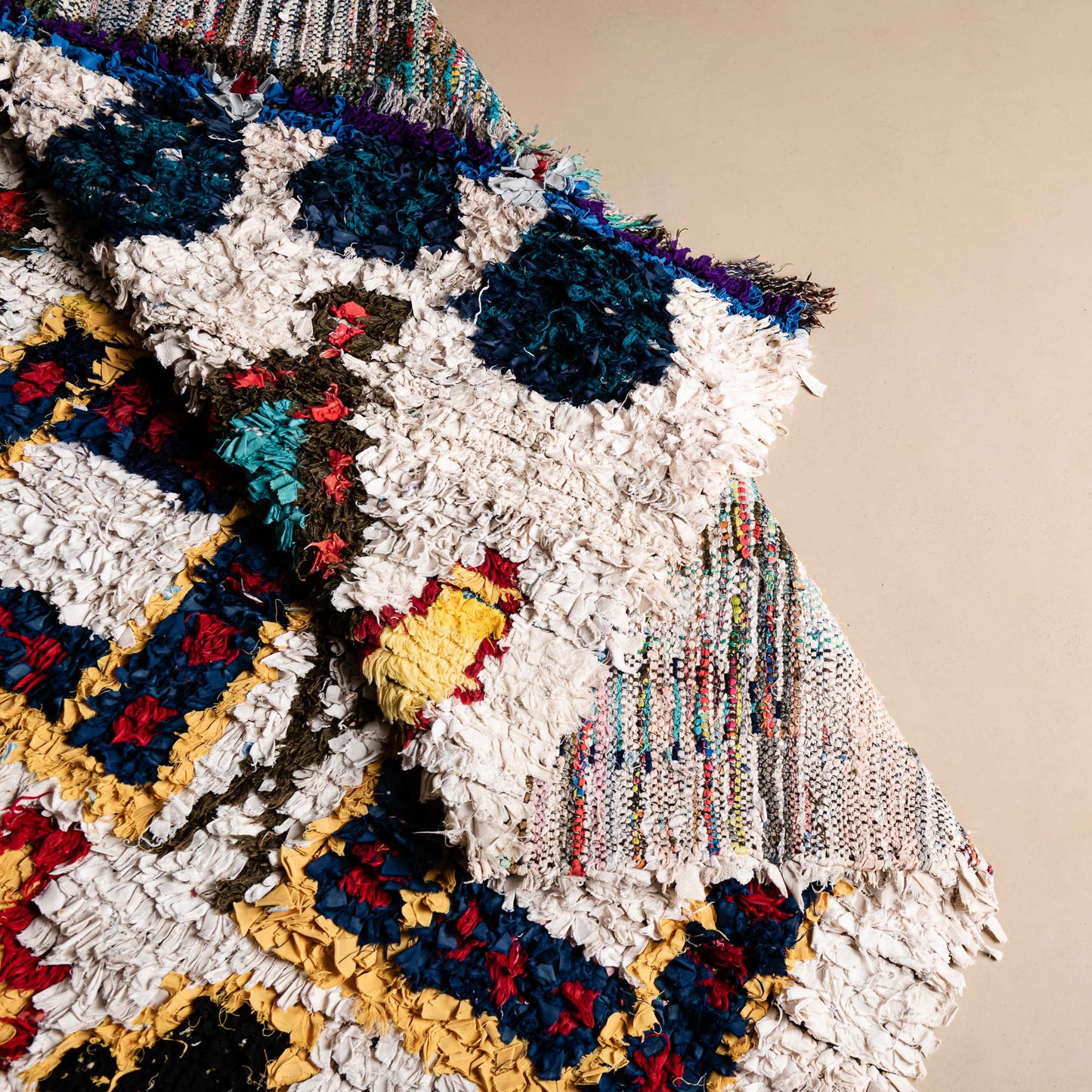 OuedLaou - vintage boucherouite rug-3