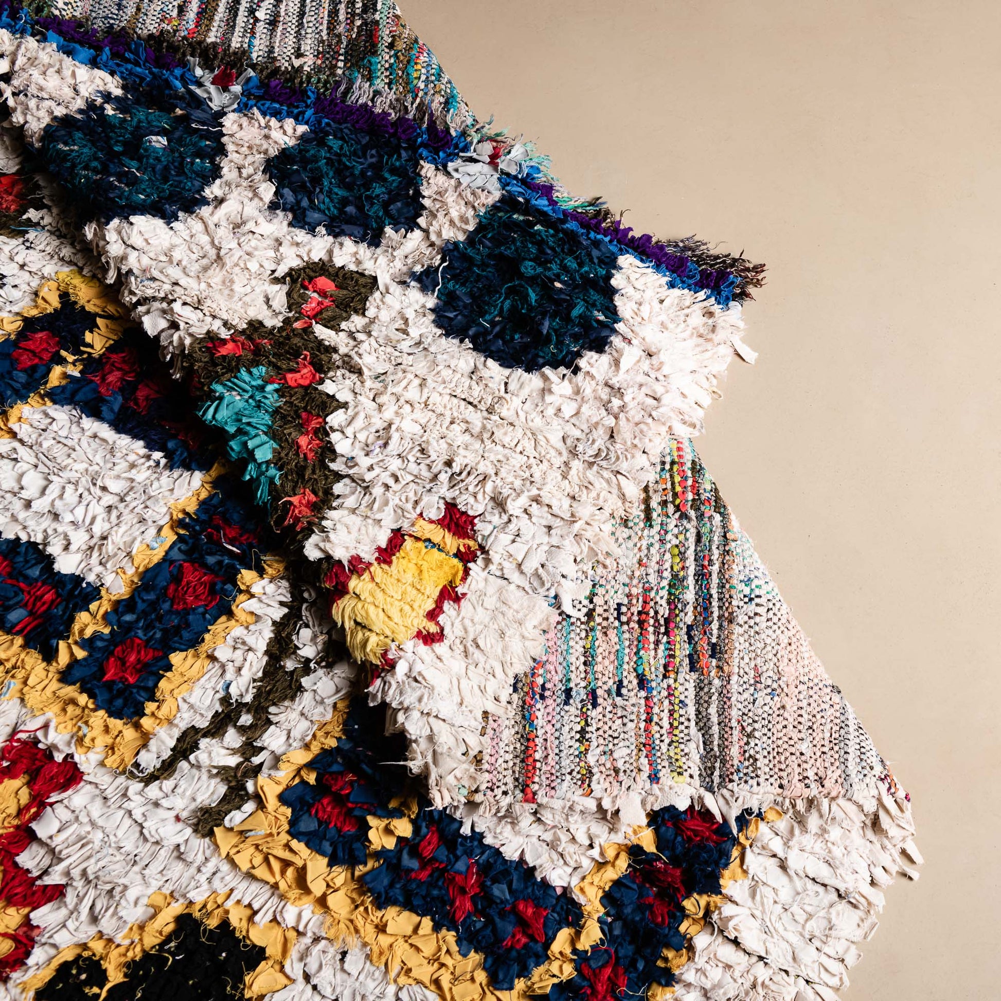 OuedLaou - vintage boucherouite rug-3