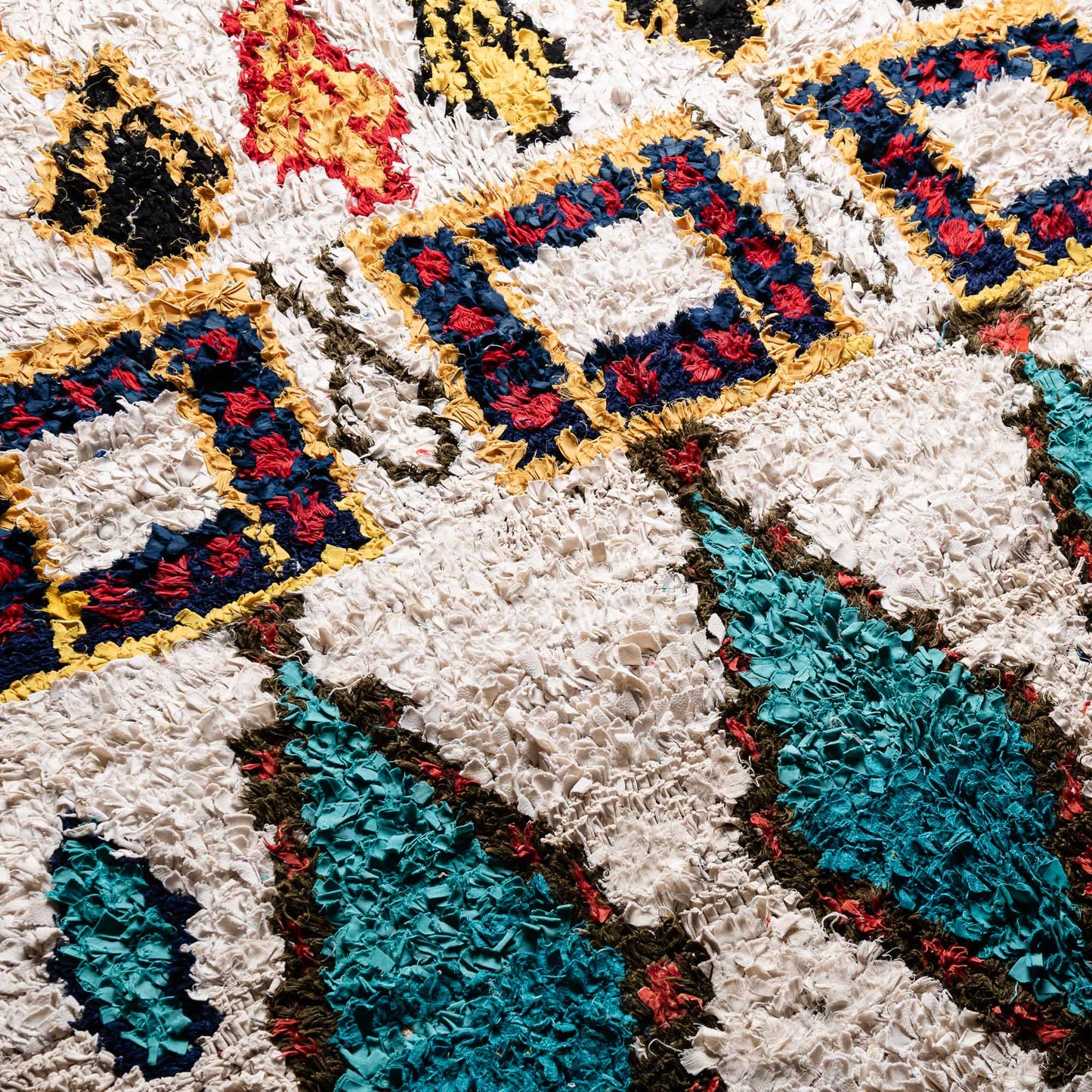 OuedLaou - vintage boucherouite rug-2