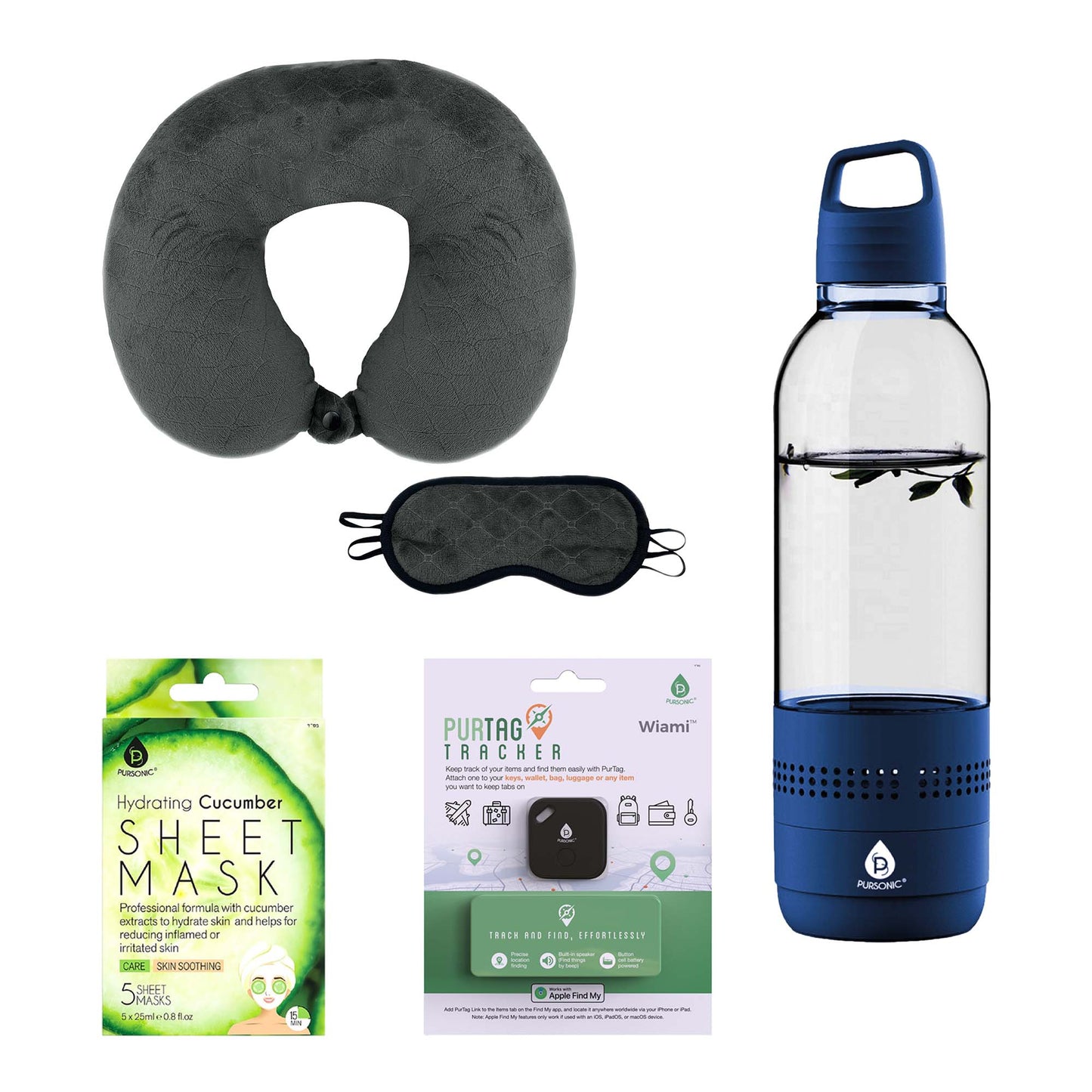 Pursonic Ultimate Summer Travel & Beauty Bundle – Hydration, Relaxation & Skincare Essentials-0