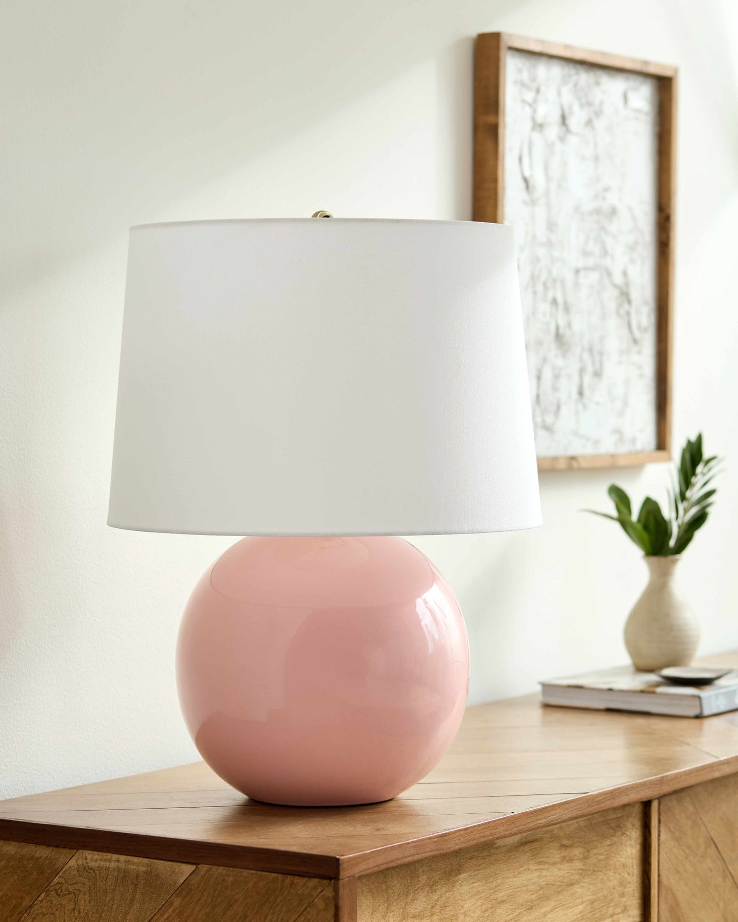 Bhadravati Pink Table Lamp-0