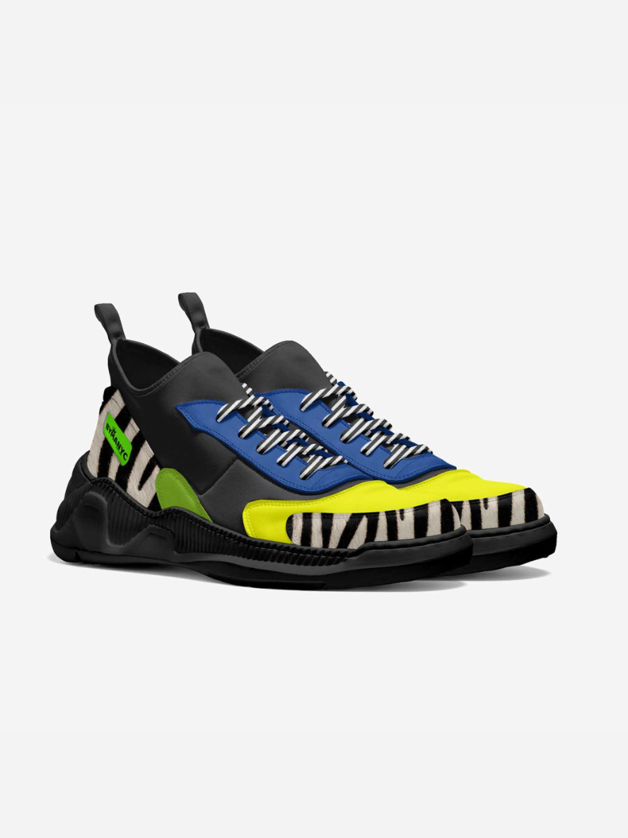 BYMANYC ® NYC NoHo Essence: Avant-Garde Vegan Sneakers with Artistic Soul-1