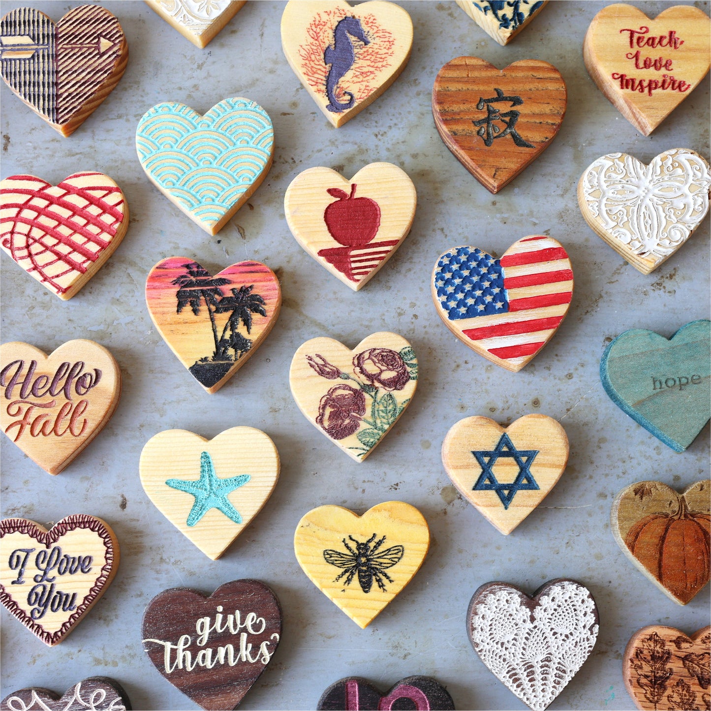 Engraved Hearts