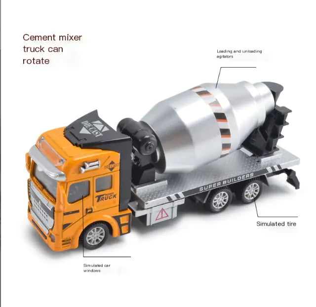 Kids Metal Alloy Excavators Model Toy