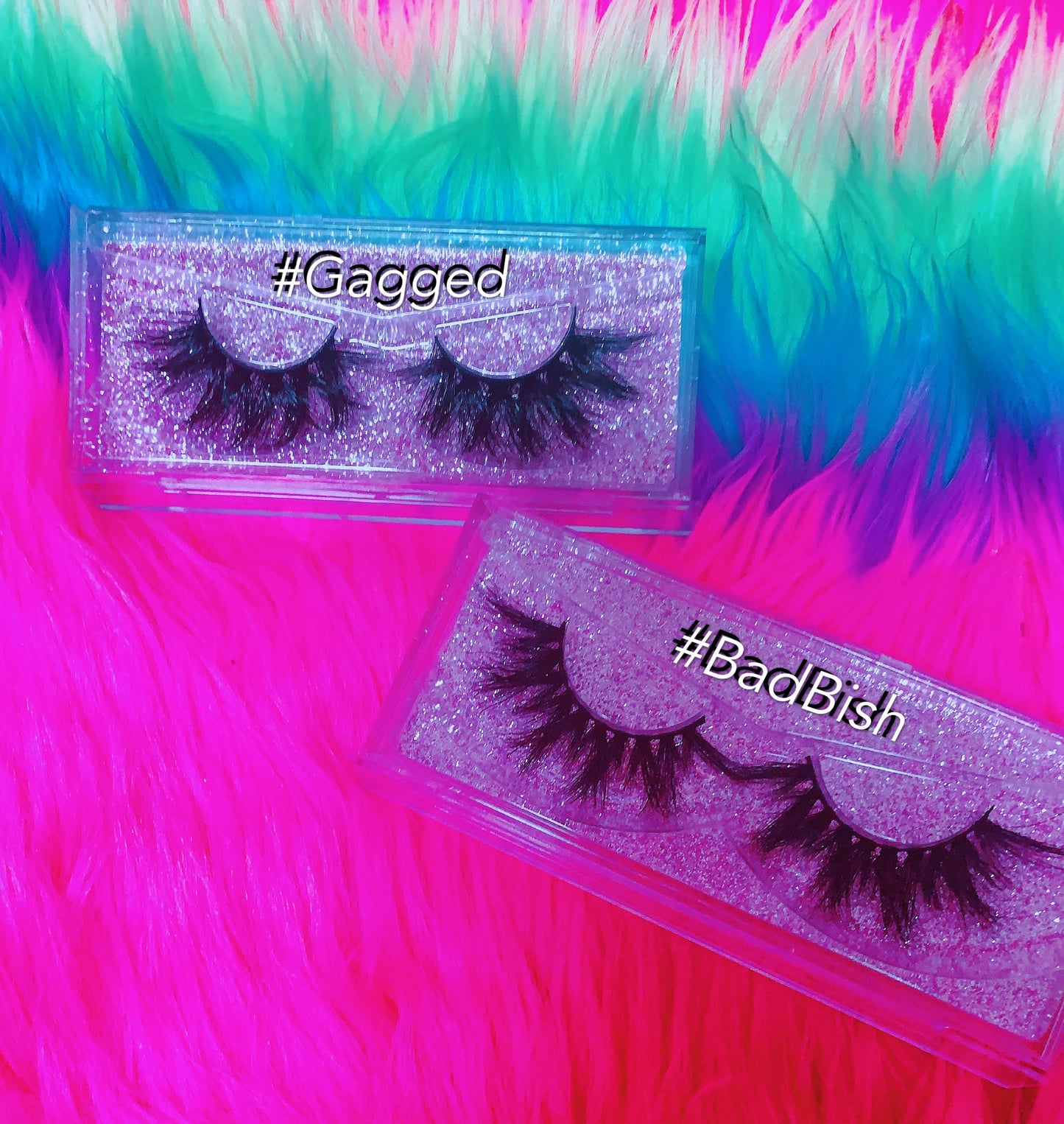 #BADBISH 3D DreamDoll Lashes *GLITTER* Case