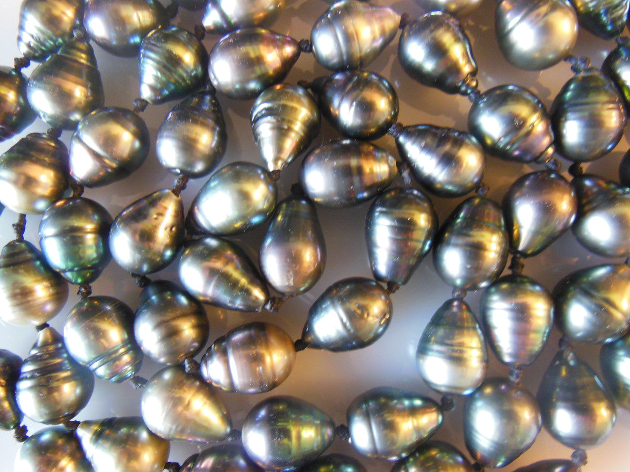 Tahitian Baroque Pearl Mega Set: Interchangeable Necklace/Bracelet, Earrings/Pendant-9