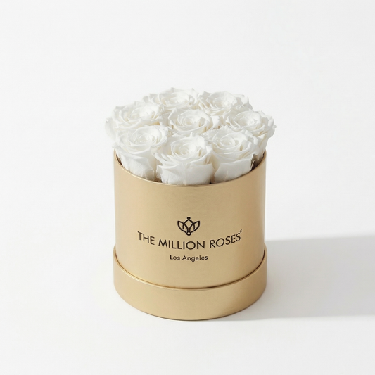 Basic Gold Box | White Roses