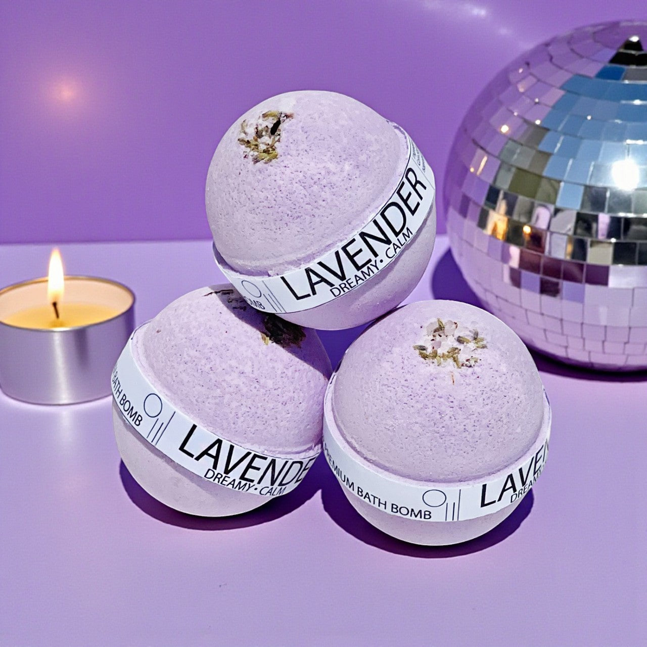 Dreamy and Calm Lavender Bath Bomb-0