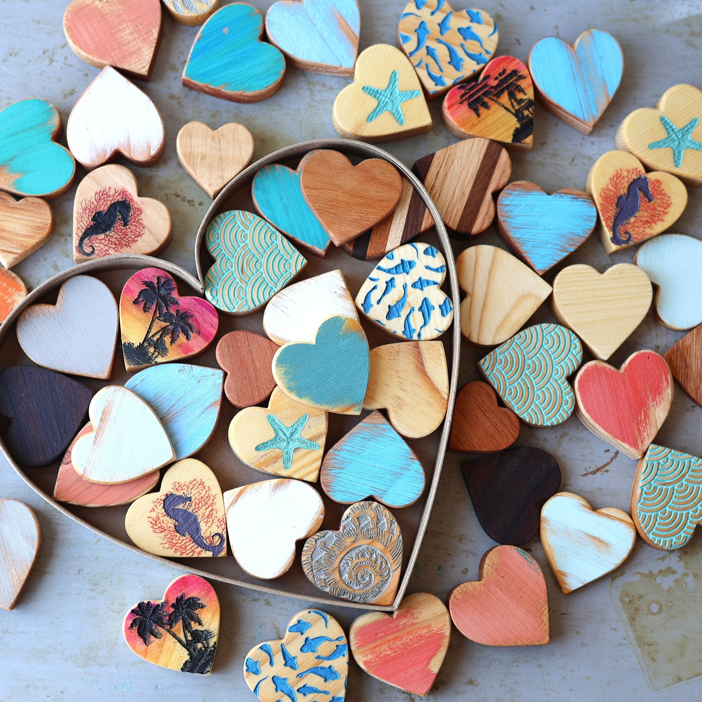 Heart-Shaped Mystery Boxes :: Beach