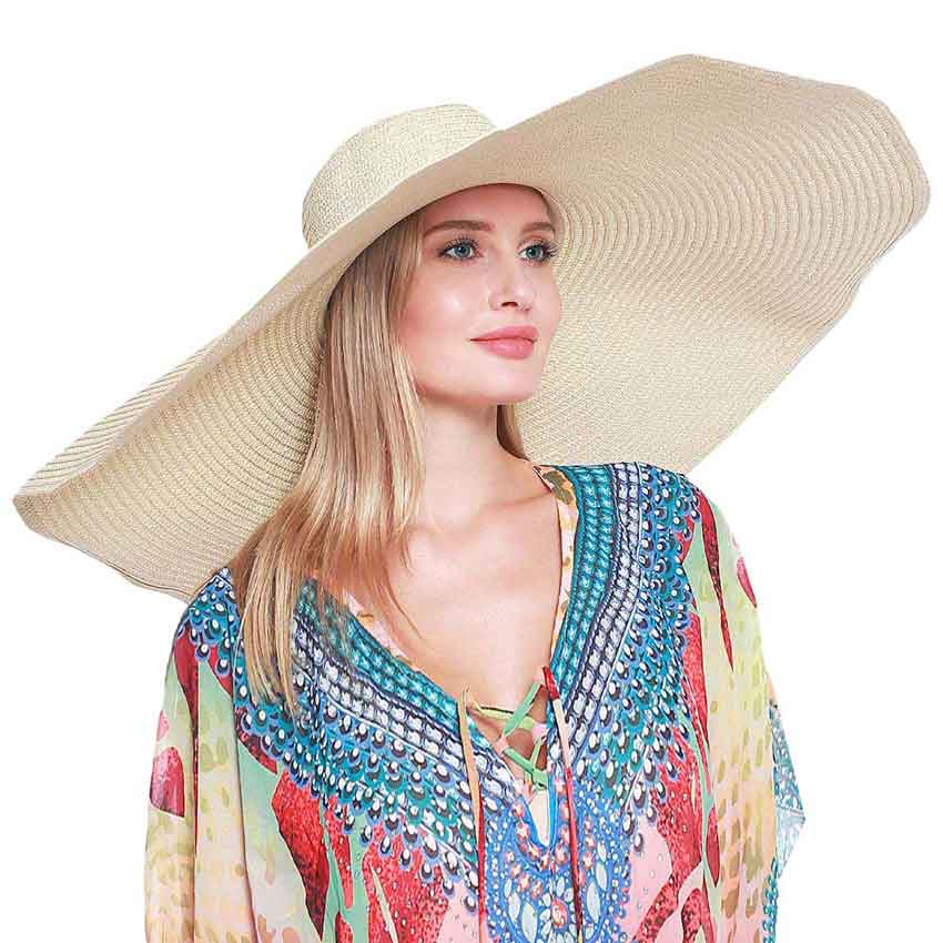 Extra Wide Brim Straw Sun Hat
