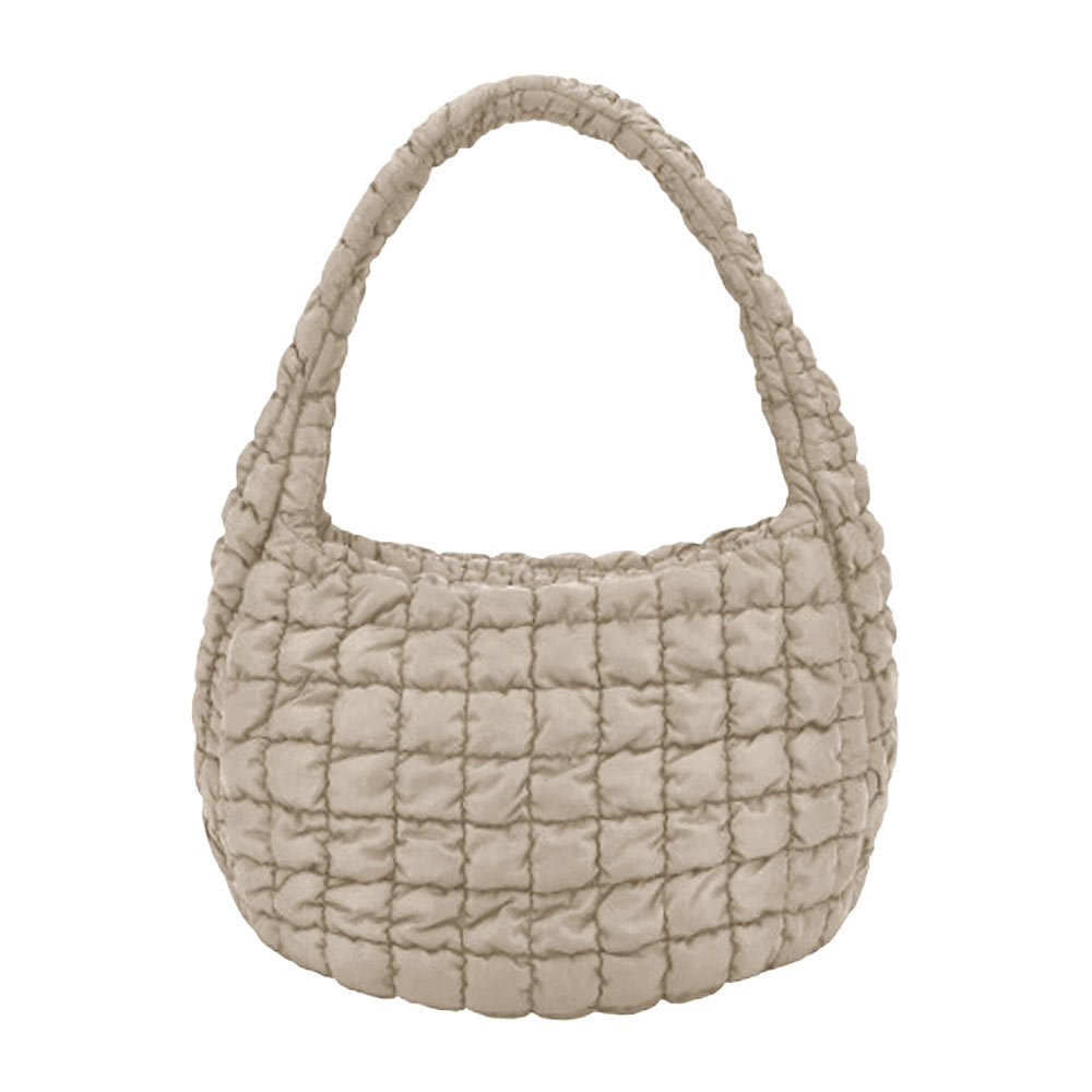 Quilted Puffer Shoulder Crossbody Bag