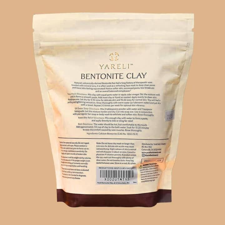 Bentonite Volcanic Clay Mask & Detox Bath For Rejuvenation-1