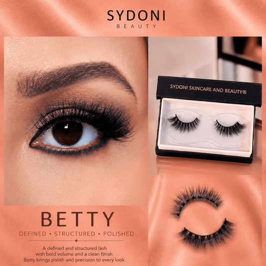 SYDONI "BETTY" LUXURY MINK LASHES - Handcrafted Moderate Glam Inspired by a Family Member Known for her Minimalist, Unforgettable Style