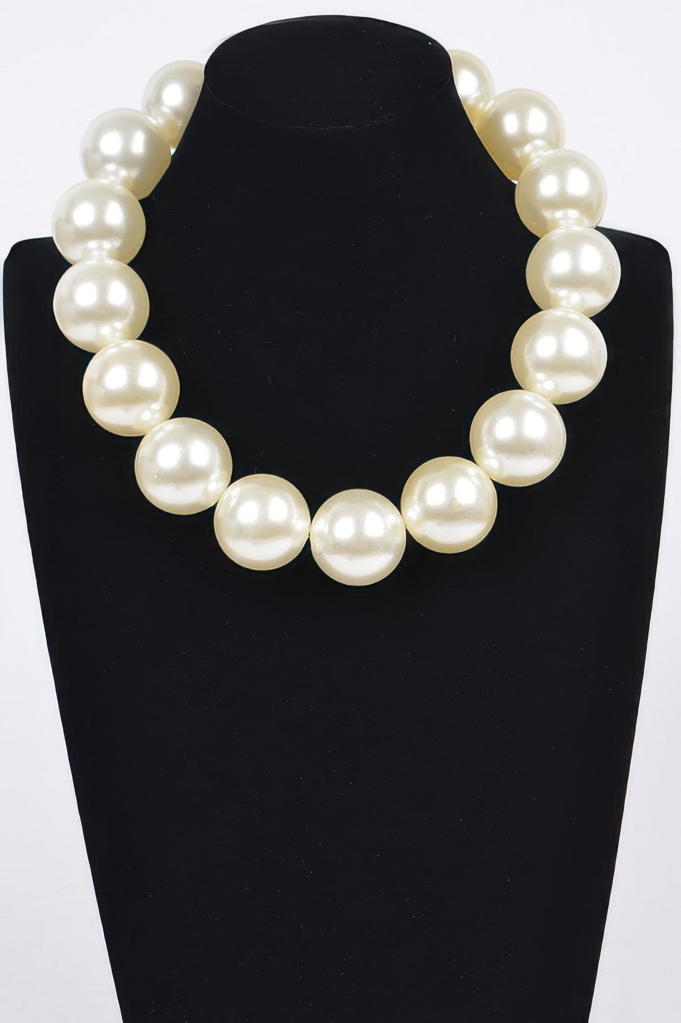Big Round Pearl Necklace | Bold Statement BYMANYC ® New York-0