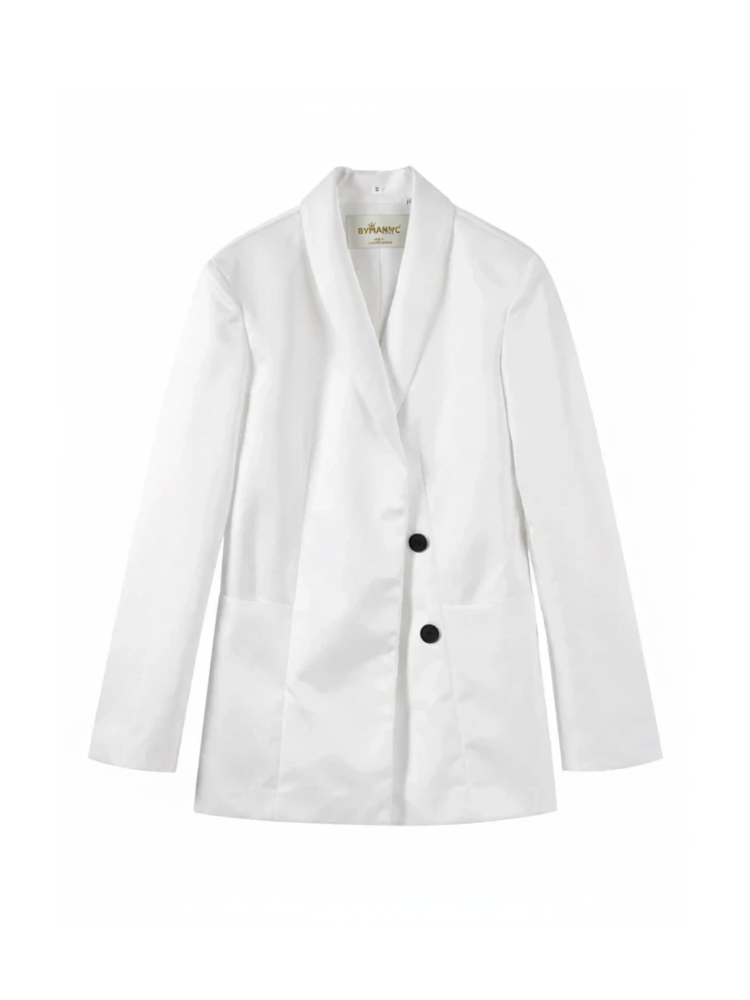Black And White Women's Suit Jacket, Wall Street, BYMANYC New York.-2