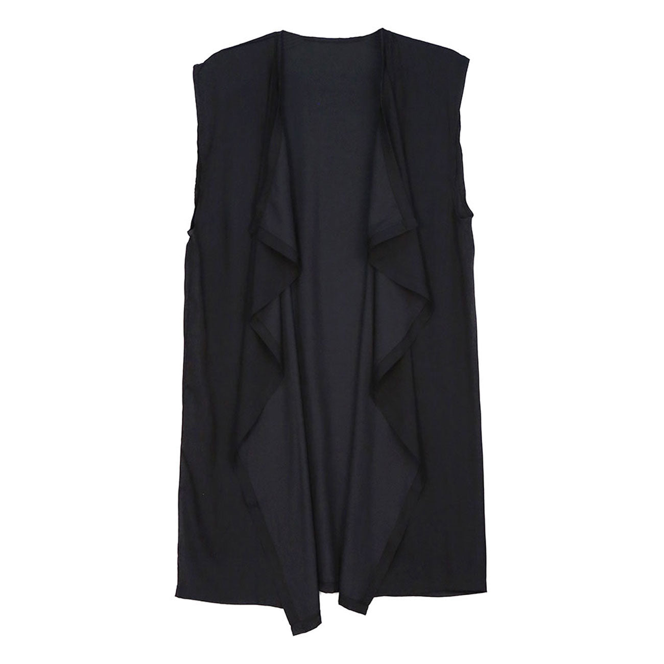 Waterfall Lapel Satin Vest