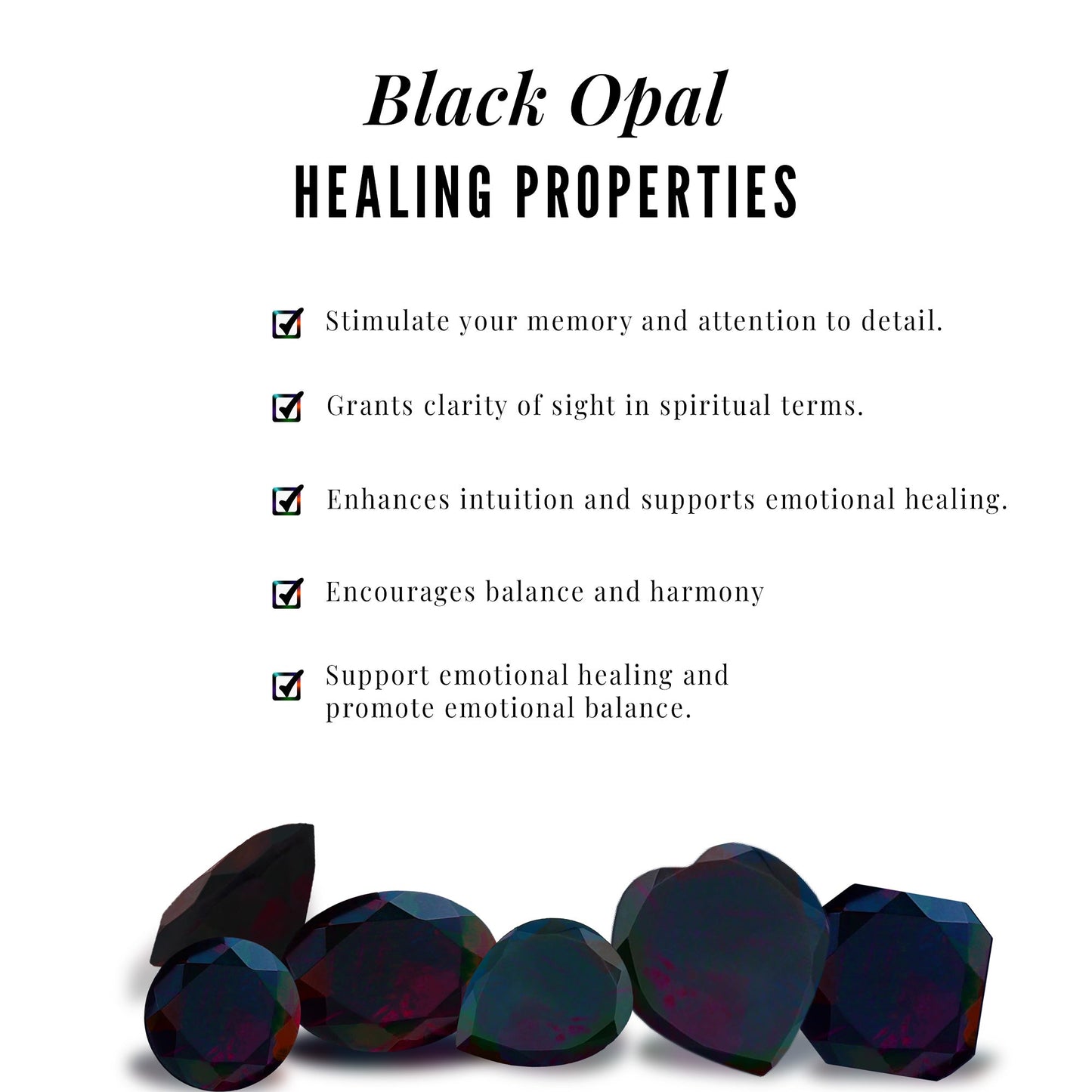 Real Half Carat Black Opal Star Pendant Necklace for Women