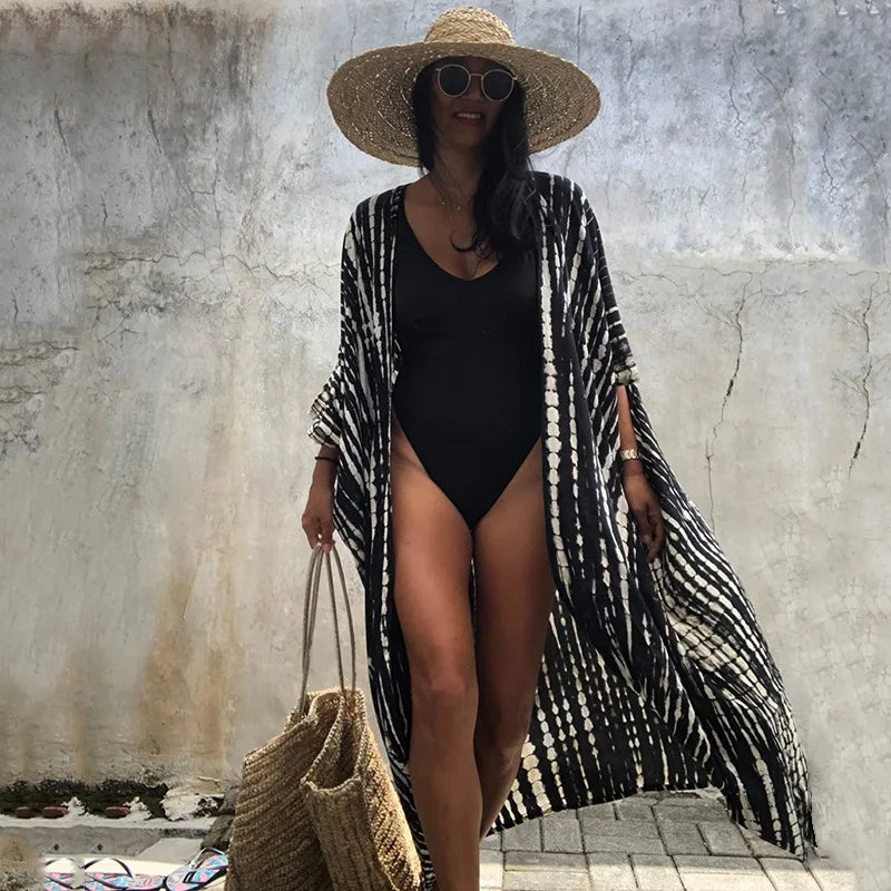Black_and_White_Monaco_Poolside_Kimono_Cover-Ups