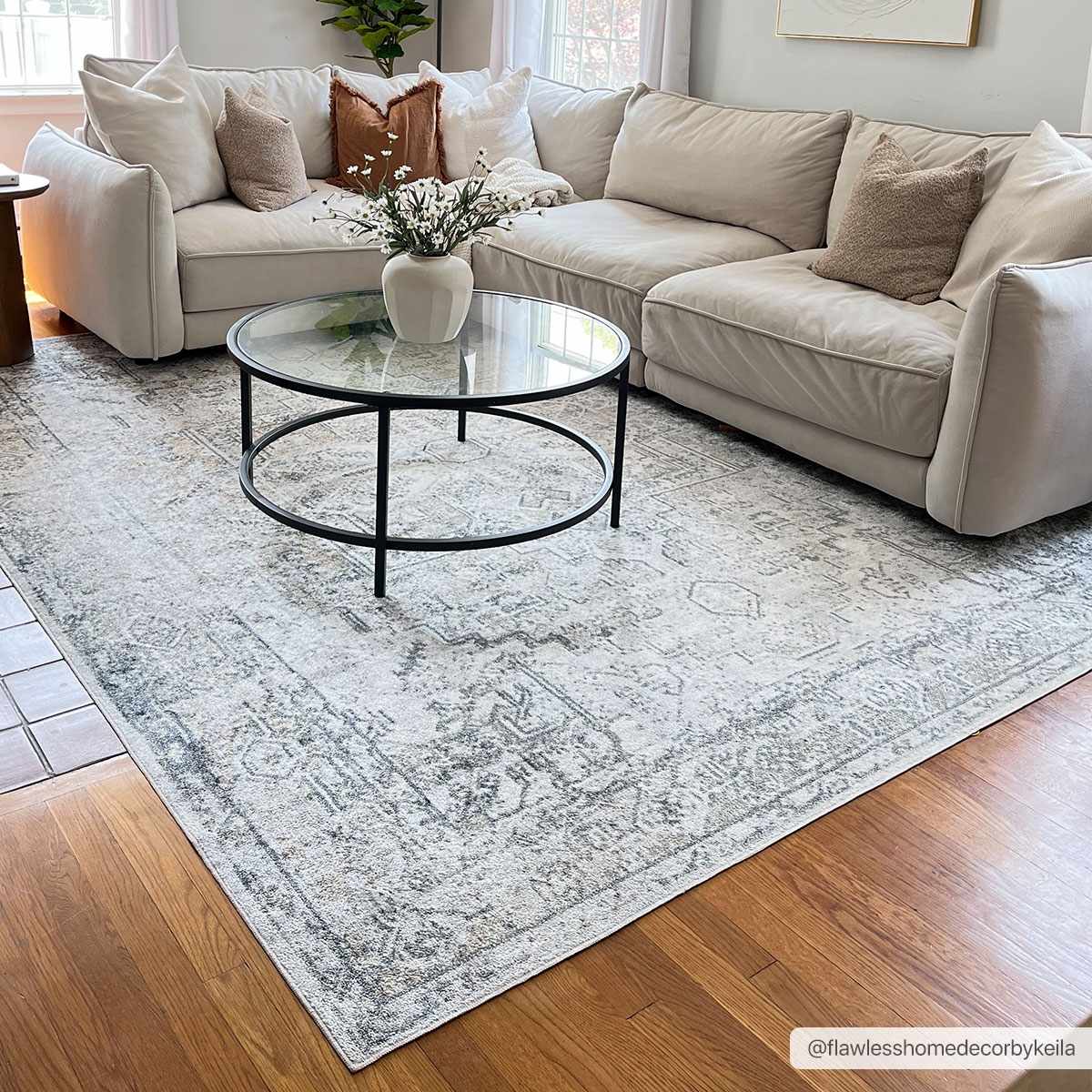 Hera Olive Flat Pile Washable Rug-1